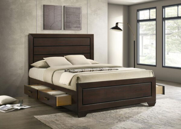 Kauffman - Wood Storage Panel Bed - Image 42