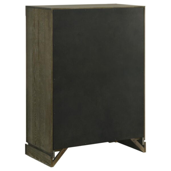 Gran Park - 5-Drawer Bedroom Chest Of Drawers - Dark Cocoa - Image 8