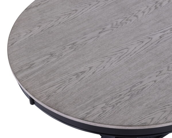 Harriet - 5 Piece Dining Room Set - Charcoal / Gray - Image 4