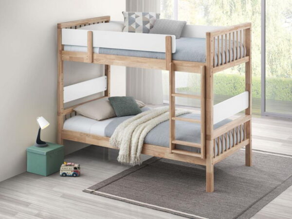Dakota - Wood Twin Over Twin Bunk Bed - Natural - Image 6