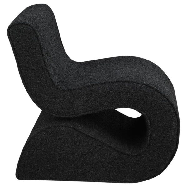 Ronea - Boucle Upholstered Armless Curved Chair - Image 14