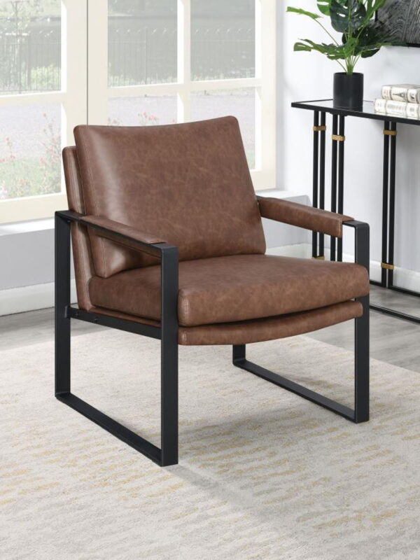 Rosalind - Upholstered Track Arm Accent Chair - Image 17