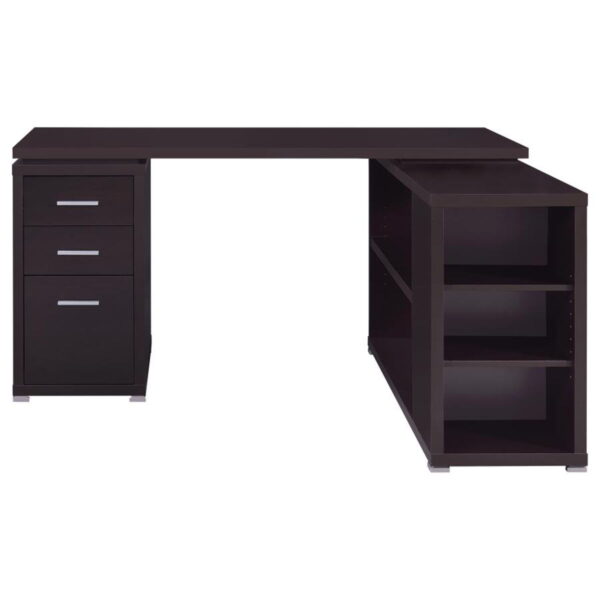 Yvette - 3-Drawer L-Shape Computer Desk - Image 42