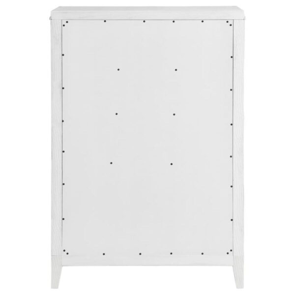 Marielle - 5-Drawer Bedroom Chest - Distressed White - Image 13