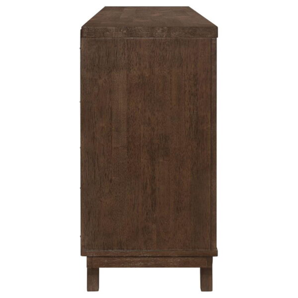 Reynolds - 2 Door Sideboard Buffet Storage Cabinet - Brown Oak - Image 8