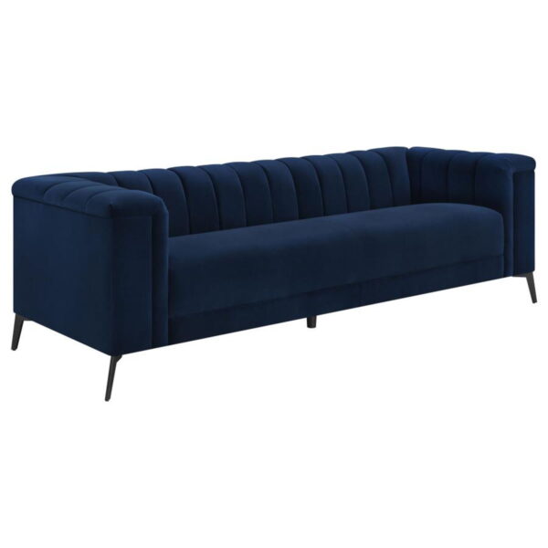 Chalet - Upholstered Tuxedo Arm Tufted Sofa Set - Image 8