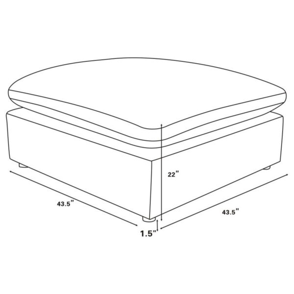 Raleigh - Boucle Upholstered Modular Sectional - Image 24