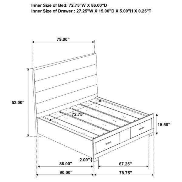 Felicity - Storage Bed - Image 18