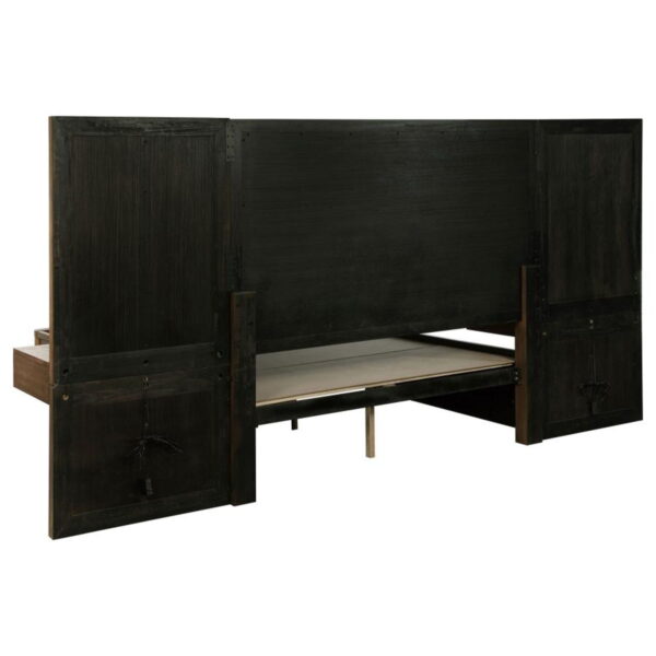Terrace - 2 Piece Wall Panel With Nightstand Set - Ash Brown - Image 3