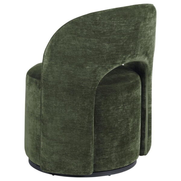 Harjo - Velvet Upholstered Swivel Accent Chair - Image 5