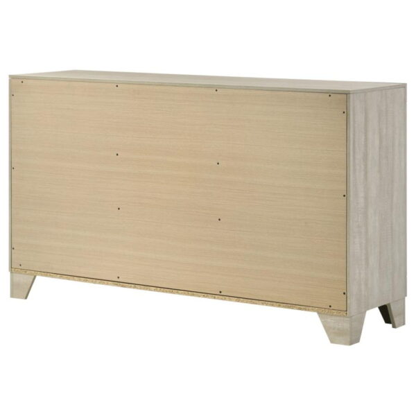 Trenton - 6-Drawer Bedroom Dresser - Rustic Cream - Image 3