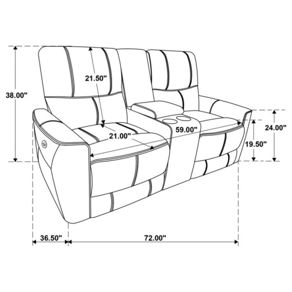 Greenfield - Power Reclining Sofa Set - Image 65