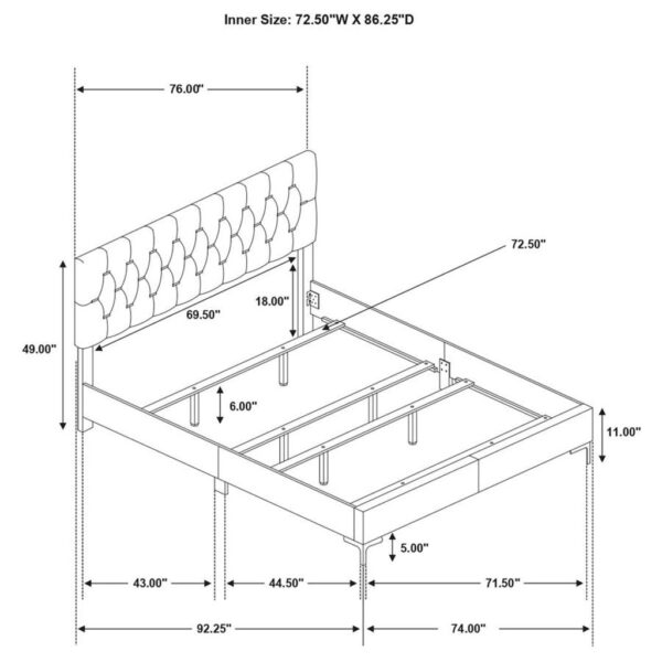 Kendall - Panel Upholstered Bed - Image 16