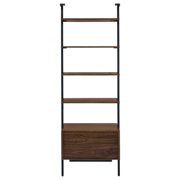 Owens - 3 Piece Wall Mounted Bookshelf Set - Walnut - Image 12