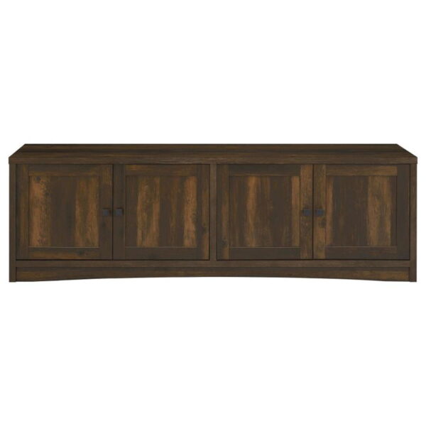 Laughlin - 4 Door Engineered Wood TV Stand - Dark Pine - Image 14