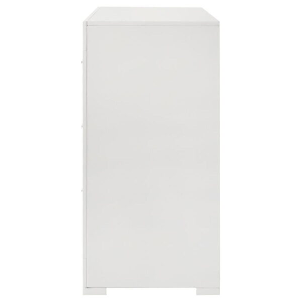 Ives - 6-Drawer Dresser Cabinet - White High Gloss - Image 14