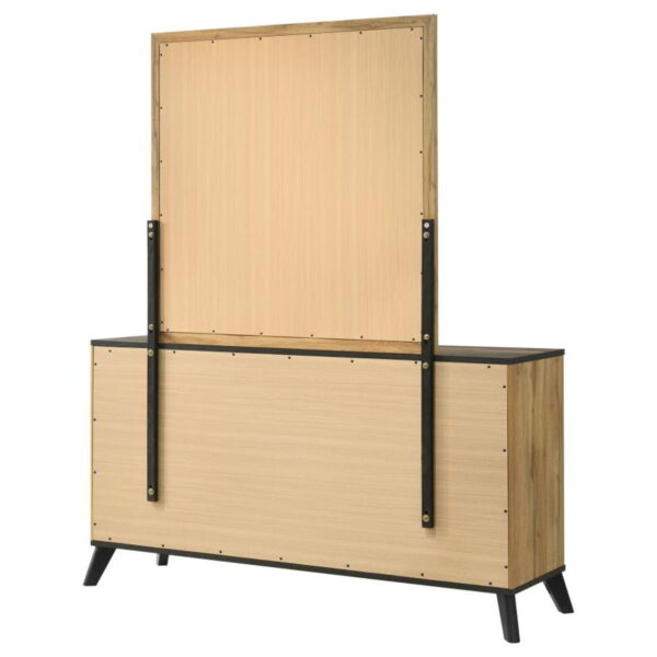 Kaywood - 6-Drawer Dresser And Mirror - Natural Pine - Image 5