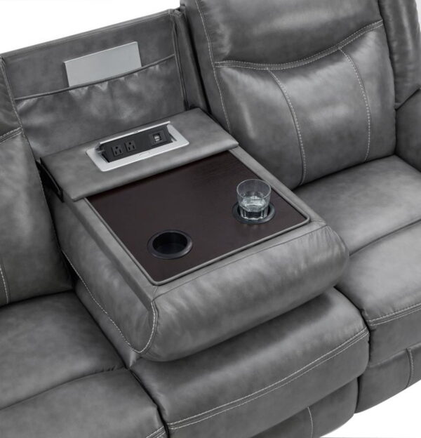 Conrad - Upholstered Padded Arm Motion Sofa Set - Image 33