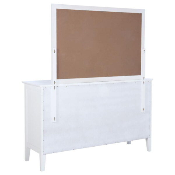 Bexhill - 10-Drawer Dresser And Mirror - White - Image 5