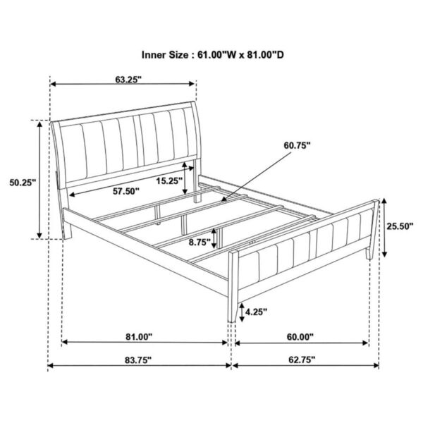 Carlton - Wood Panel Bed - Image 7