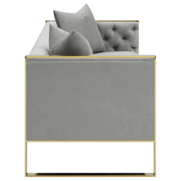 Eastbrook - Velvet Upholstered Tufted Sofa Set - Image 31