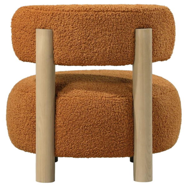 Zonie - Boucle Upholstered Barrel Back Accent Chair - Image 15