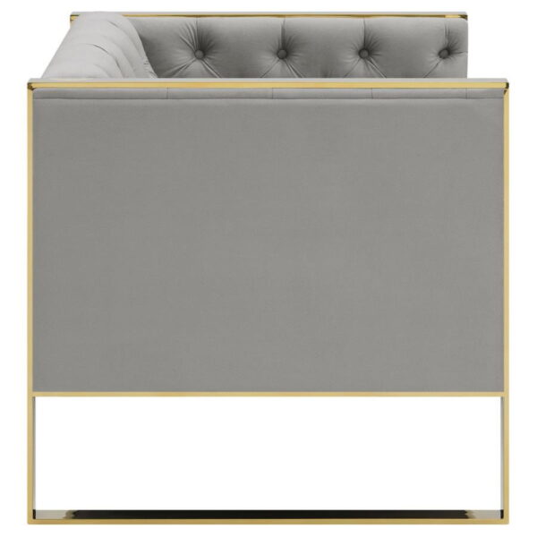 Eastbrook - Velvet Upholstered Tufted Sofa Set - Image 26