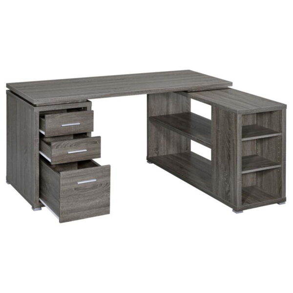 Yvette - 3-Drawer L-Shape Computer Desk - Image 30
