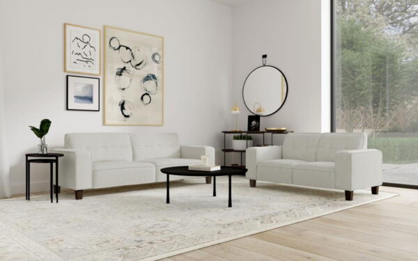 Deerhurst - Upholstered Tufted Track Arm Sofa Set - Image 17