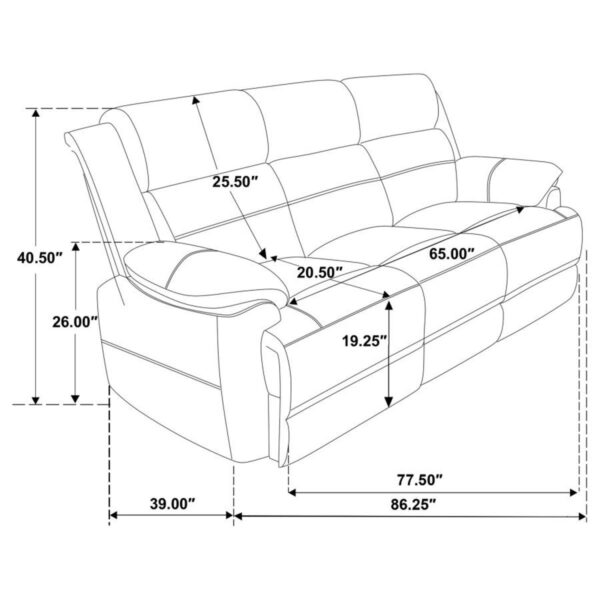 Ellington - Upholstered Padded Arm Sofa Set - Image 18