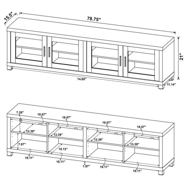 Sachin - 4-Door Engineered Wood TV Stand - Image 17