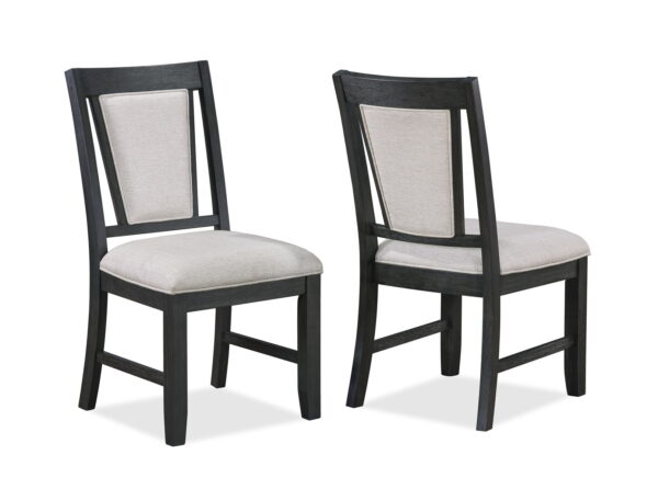 Stevens - 5 Piece Dining Room Set - Charcoal / Gray - Image 5