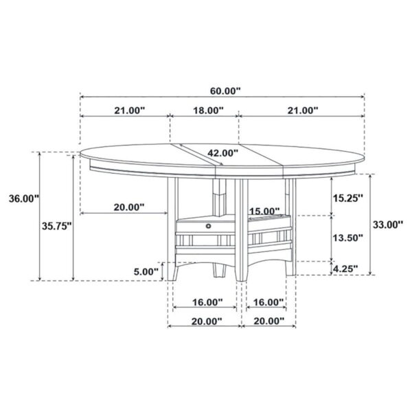Lavon - Oval Counter Height Dining Set - Image 15