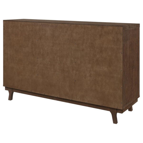 Reynolds - 2 Door Sideboard Buffet Storage Cabinet - Brown Oak - Image 2