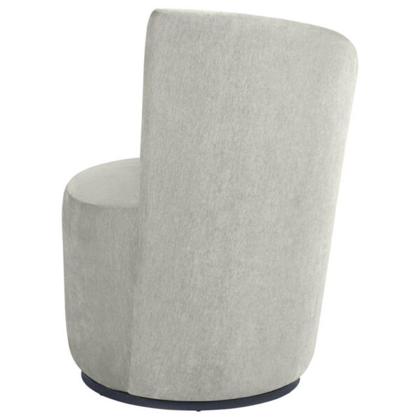 Nueva - Upholstered Swivel Chair Curved Backrest - Image 11