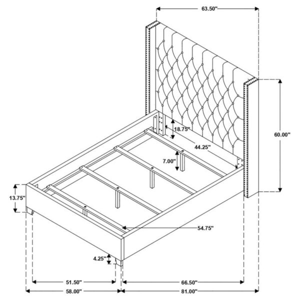 Bancroft - Upholstered Wingback Bed - Image 17