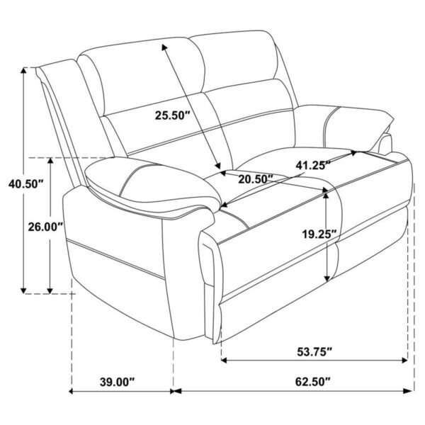 Ellington - Upholstered Padded Arm Sofa Set - Image 17