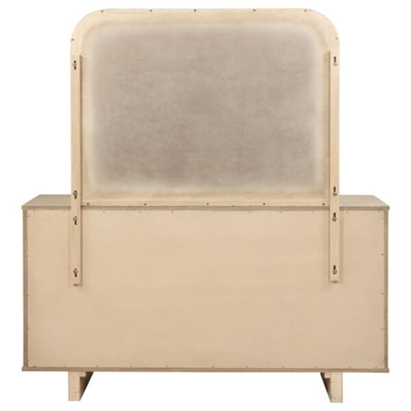 Kailani - 9-Drawer Dresser And Mirror - Beige Oak - Image 4