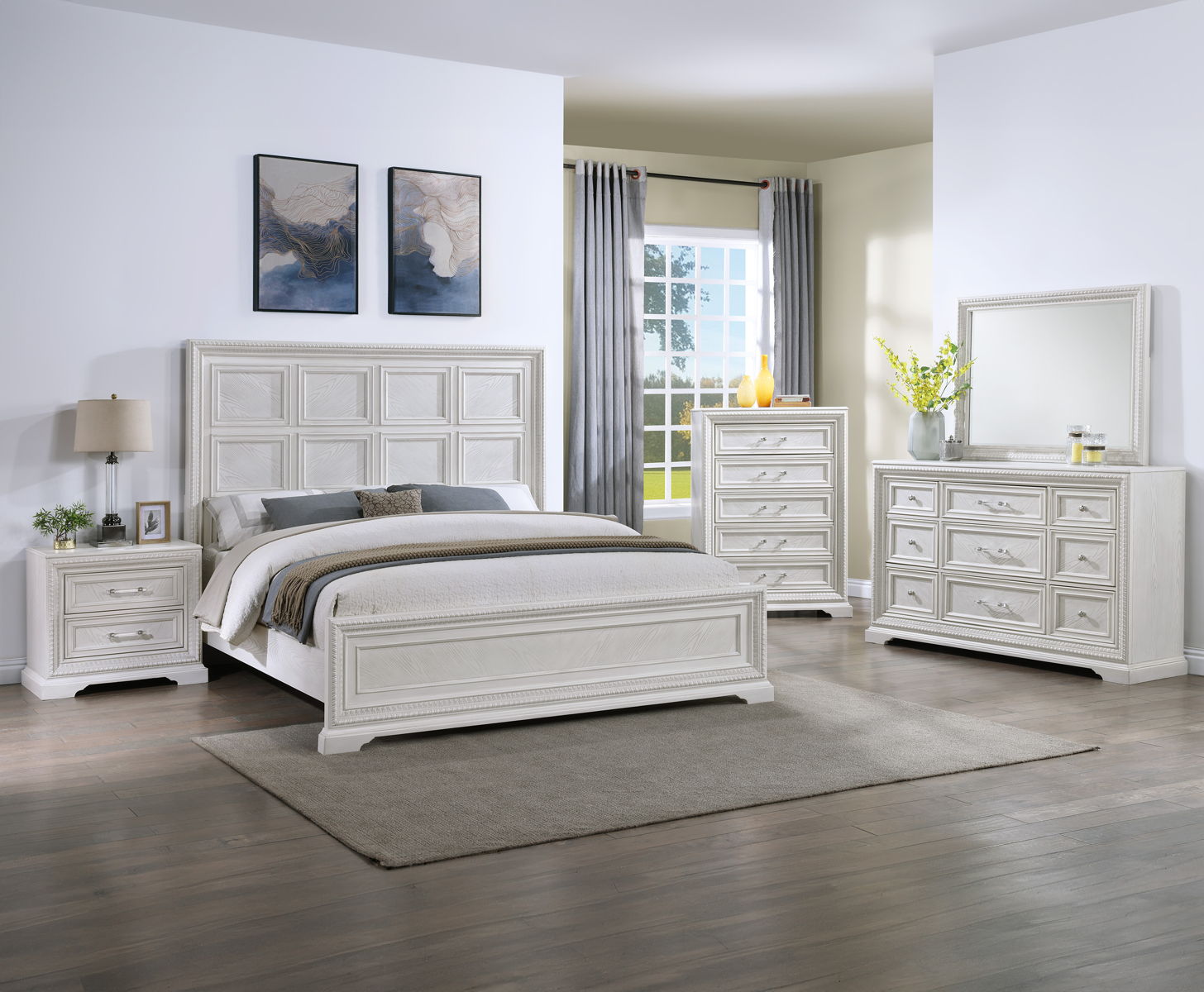 Alexandria - Accent Chest - White - Image 3