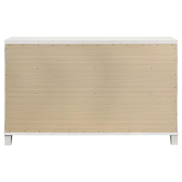 Marmore - 9-Drawer Dresser Cabinet - White - Image 8