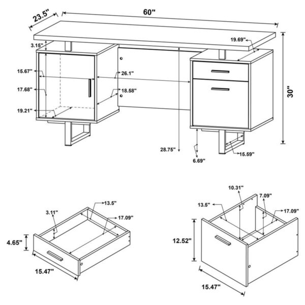 Lawtey - 2-Drawer Computer Desk - Image 27