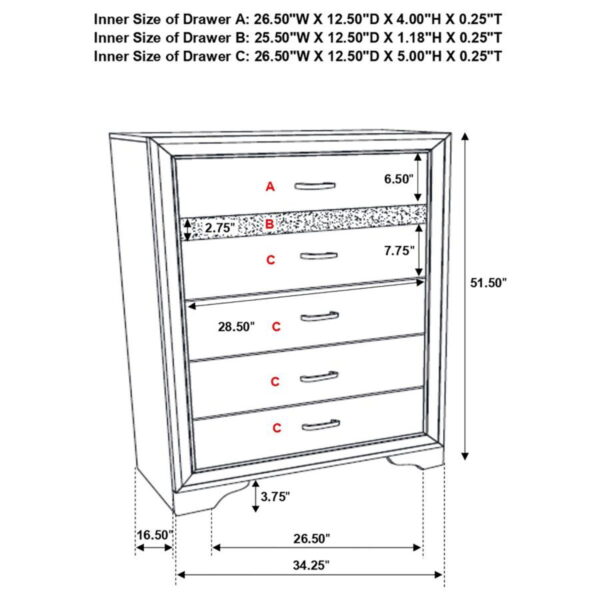 Miranda - Panel Bedroom Set - Image 188