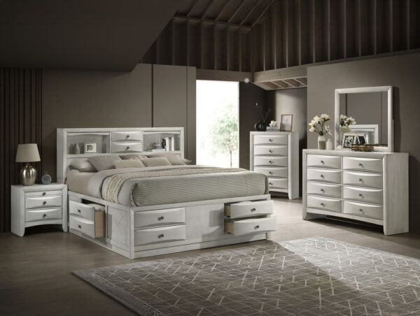 Emily - Dresser 8 Drawers - White - Image 5