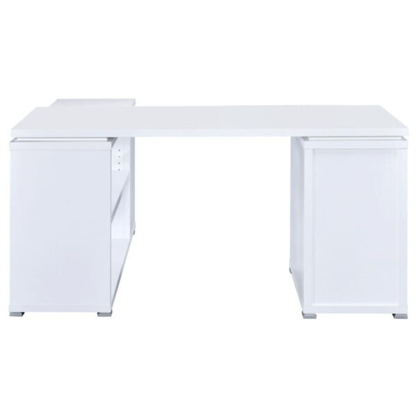Yvette - 3-Drawer L-Shape Computer Desk - Image 34