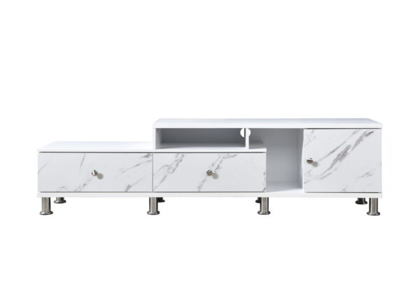 Tessa - TV Stand - White - Image 4