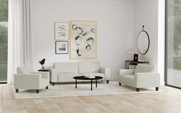 Deerhurst - Upholstered Tufted Track Arm Sofa Set - Image 27