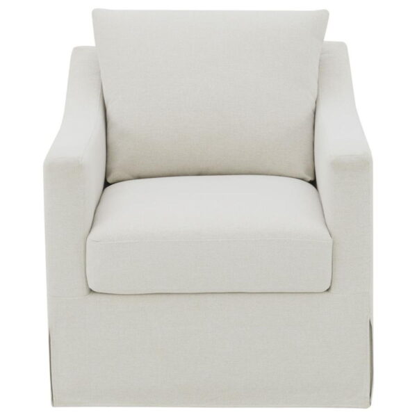 Winter - Upholstered Sloped Arm Accent Swivel Chair - Image 15