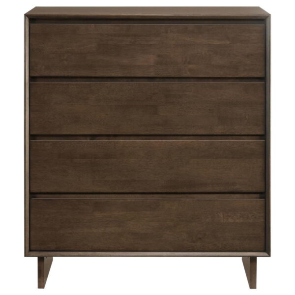 Glenwood - 4-Drawer Chest Of Drawers - Warm Brown - Image 5