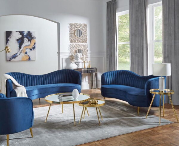 Sophia - Upholstered Channel Tufted Sofa - Image 16