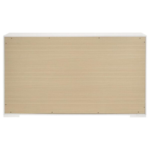 Ives - 6-Drawer Dresser Cabinet - White High Gloss - Image 12